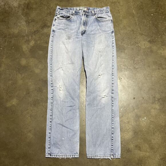 Vintage Y2k Levi's 505 Blue Regular Fit Jeans 32x33 - Picture 1 of 5